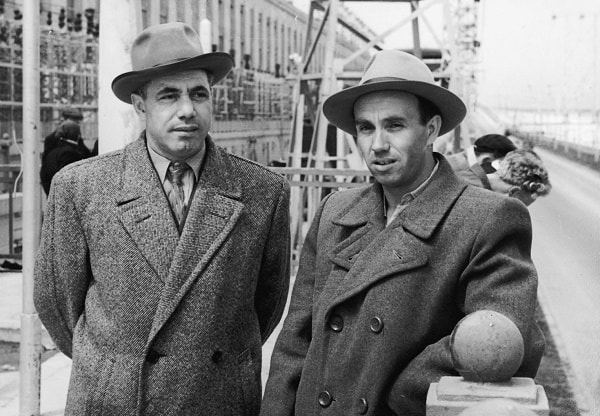Virgilio de los Llanos Más con Arcadi Eguemburg