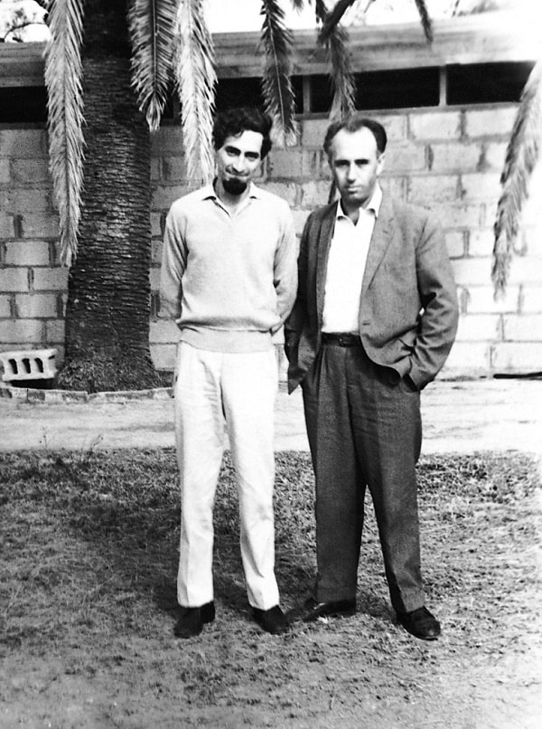 El responsable de la construcción de la termoeléctrica de Mariel, Enrique Zamorano, y el ingeniero jefe Pedro Reinosa Mendoza que en realidad ha sido Virgilio de los Llanos Más
