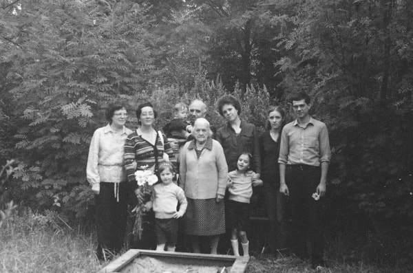 En Tarásovka con nuestros sobrinos valencianos José María y María Teresa. Foto de José María Tronchoni